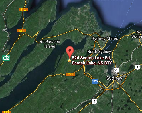 Map to the Beekeeper at 524 Scotch Lake Road